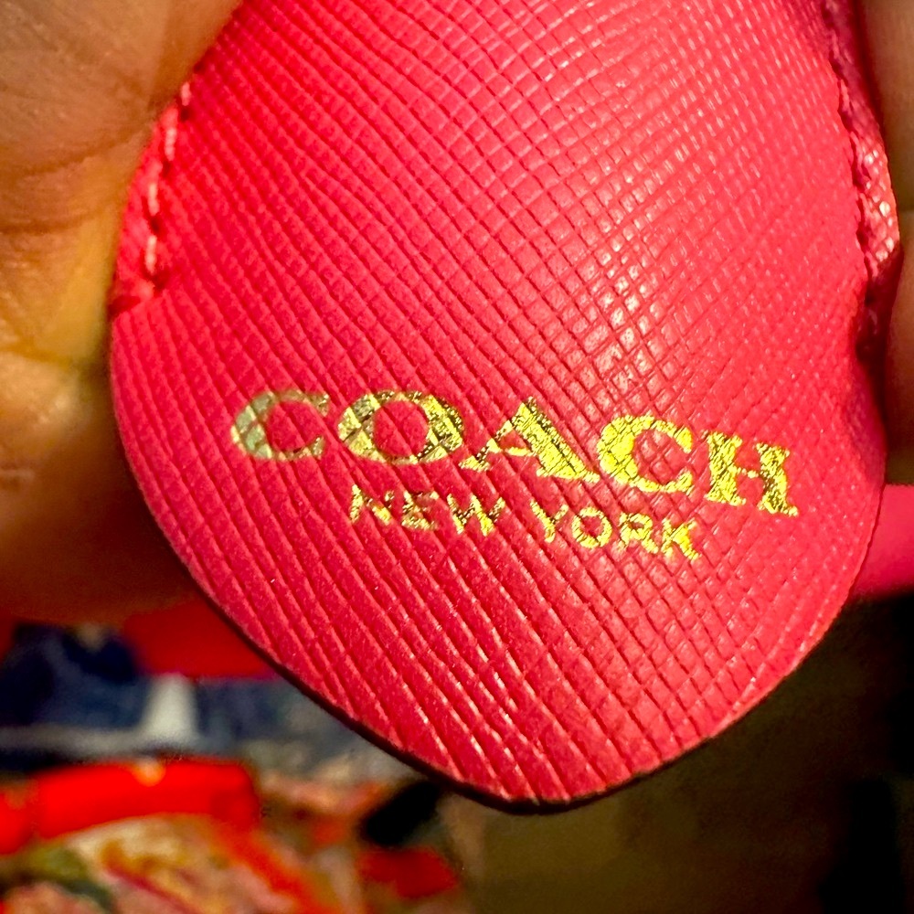 🥰🥰Coach Peyton Pink Saffiano Leather Large Drawstring Tote Carryall - Picture 10 of 14